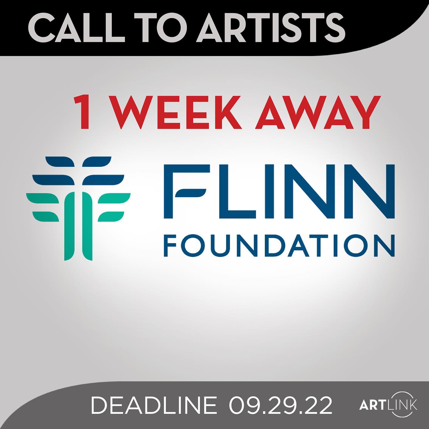 Reminder, DEADLINE is 1 WEEK AWAY! ⏰

The Flinn Foundation kicked off this series of exhibitions in March 2022, with art prominently displayed in the Flinn Foundation's reception area, conference rooms, and an exterior veranda space suitable for sculpture. The Foundation's unique building in the heart of Phoenix—adjacent to the Arizona Opera and across the street from the Phoenix Art Museum—is now a site where Arizona artists can exhibit their work, emphasizing to all who enter that the arts are vital to the quality of life in Arizona. While the facility is private, the Foundation regularly convenes leaders in workshops and educational forums at the conference center within the building.

A selection panel composed of Flinn Foundation representatives will consider the following artworks for the exhibition: oil, acrylic, watercolor, graphite, charcoal, pastels, photography, ceramics (wall-hanging ceramics only), printmaking, textile, mixed media, and exterior sculpture. The artworks will be available for purchase and all art sales will be facilitated without a commission. In addition, selected artists will receive a $200 honorarium for a contributed artwork to the exhibition.

Artists, don't miss this opportunity to submit your work to be considered as part of this exhibition, opening this fall! 

Link to submit: 
https://artlinkinc.submittable.com/submit